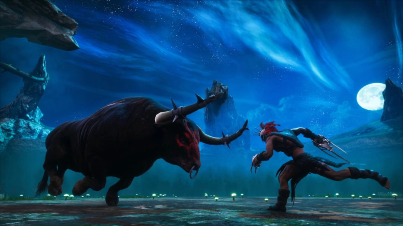Conan Exiles Savage Frontier animal companions: wolves, bears, and panthers in a frontier setting