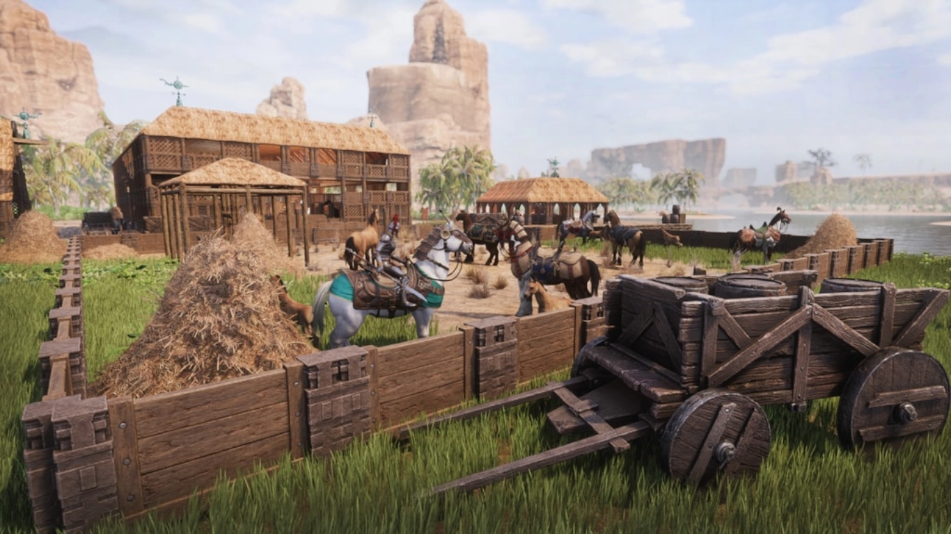 Conan Exiles horse animations and riding performance