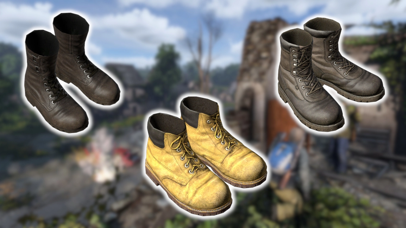 DayZ boots – Combat Boots, Hiking Boots, and Working Boots for quieter movement and warmth