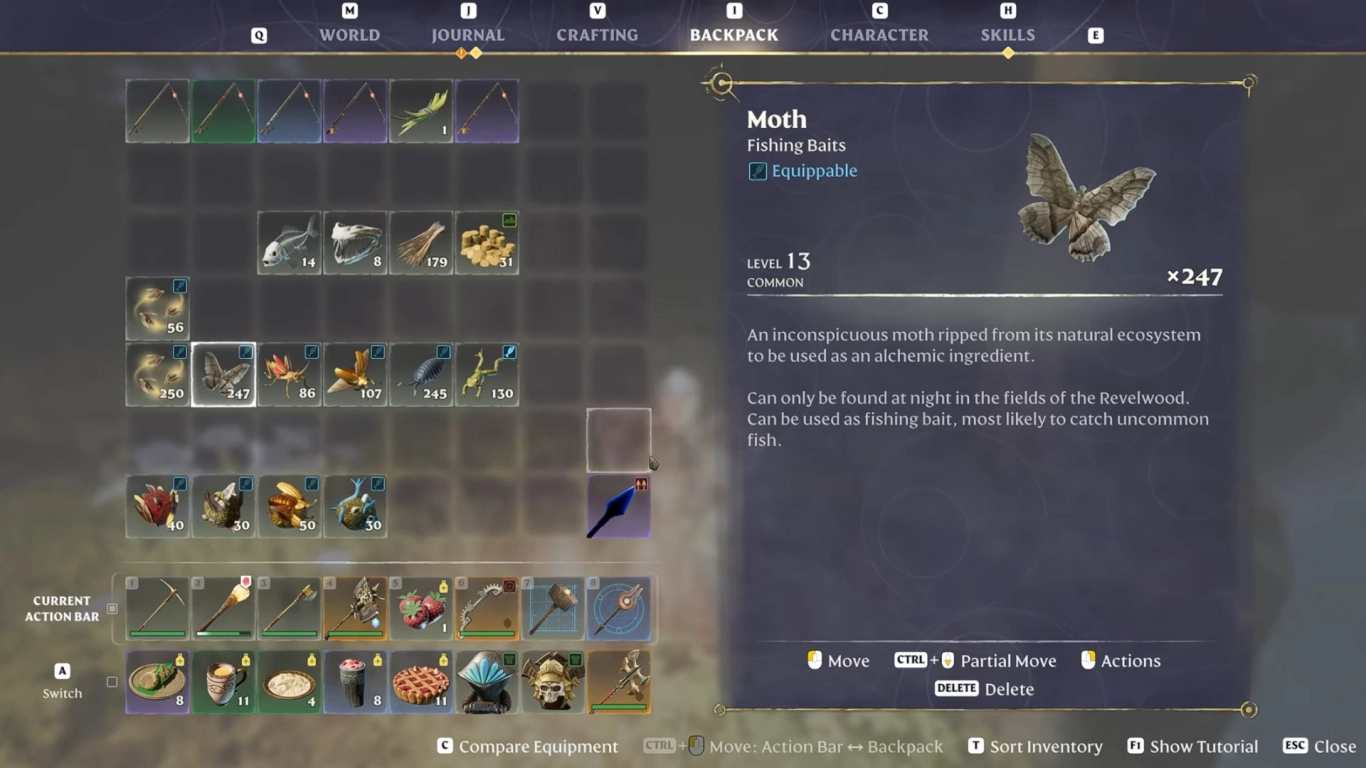 Enshrouded bait overview: natural bait and craftable bait