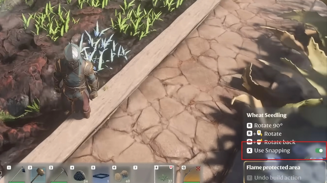Enshrouded create fields: sow seeds and choose the right soil