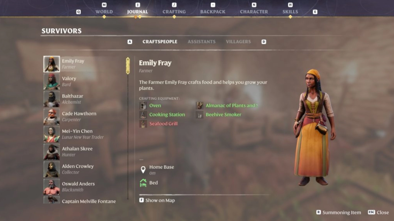 Enshrouded quests and NPCs for base upgrades