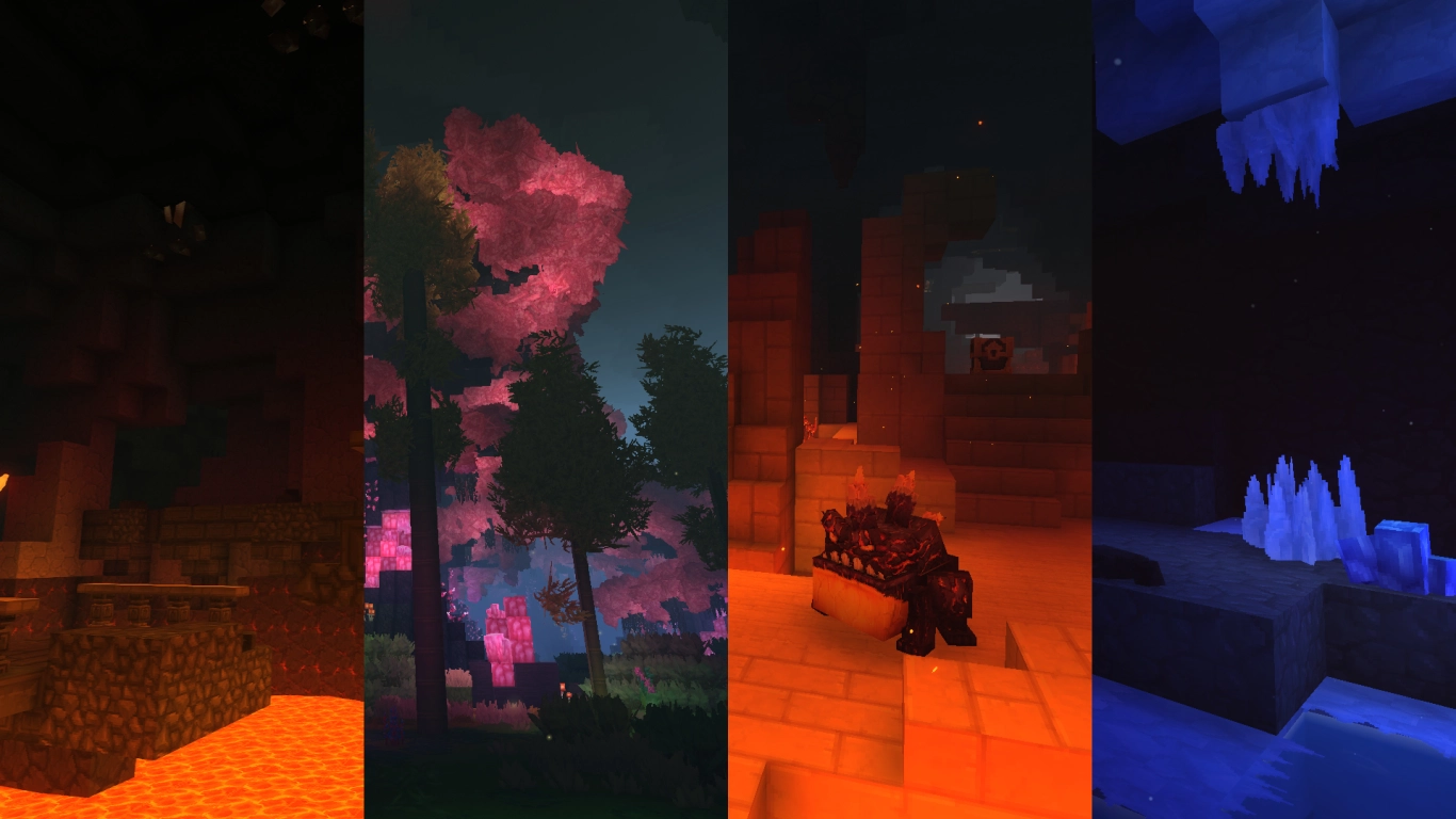 Hytale caves across biomes and zones: layout
