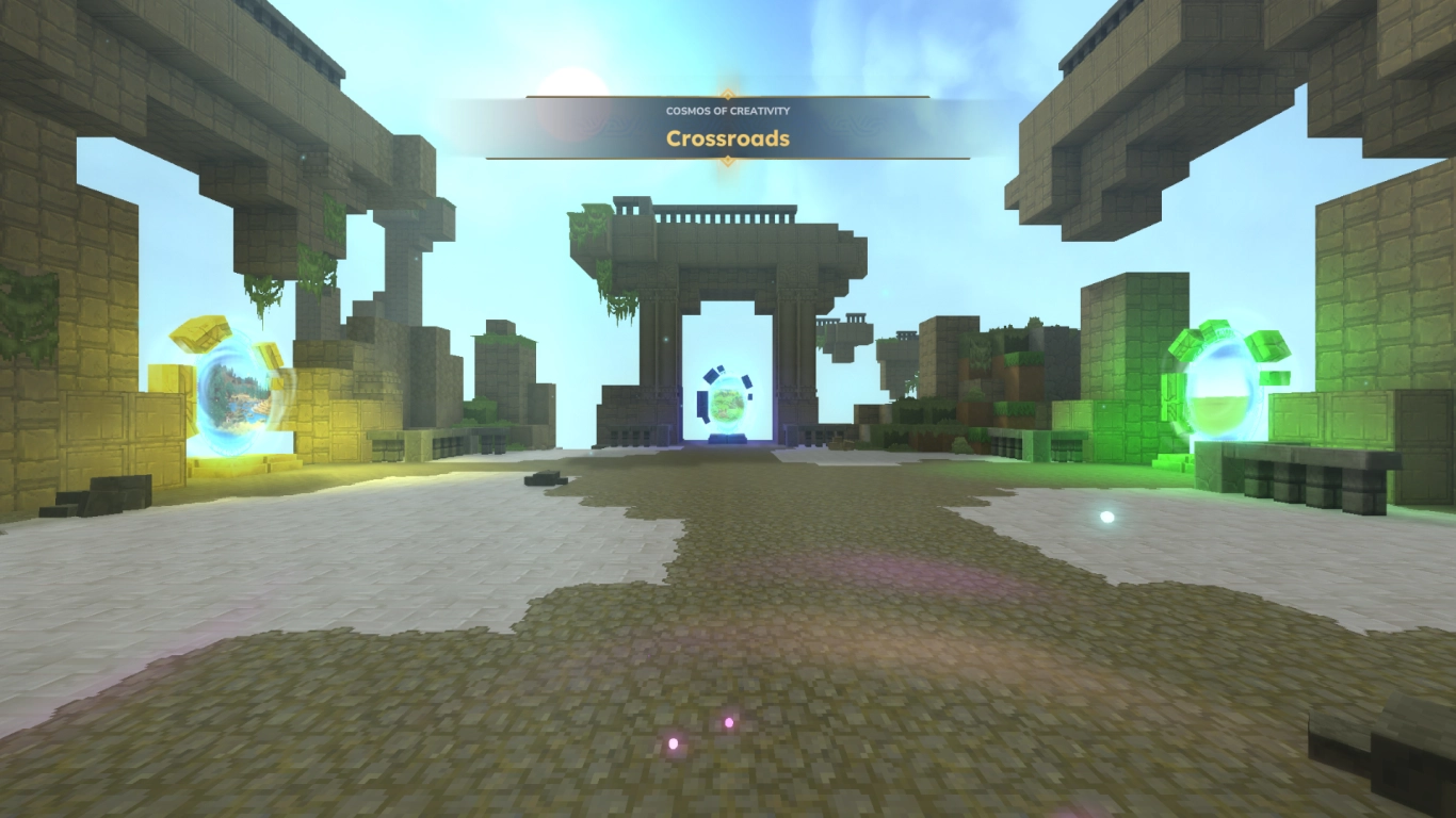 Hytale Creative Mode overview: Creative-mode start and Crossroads hub
