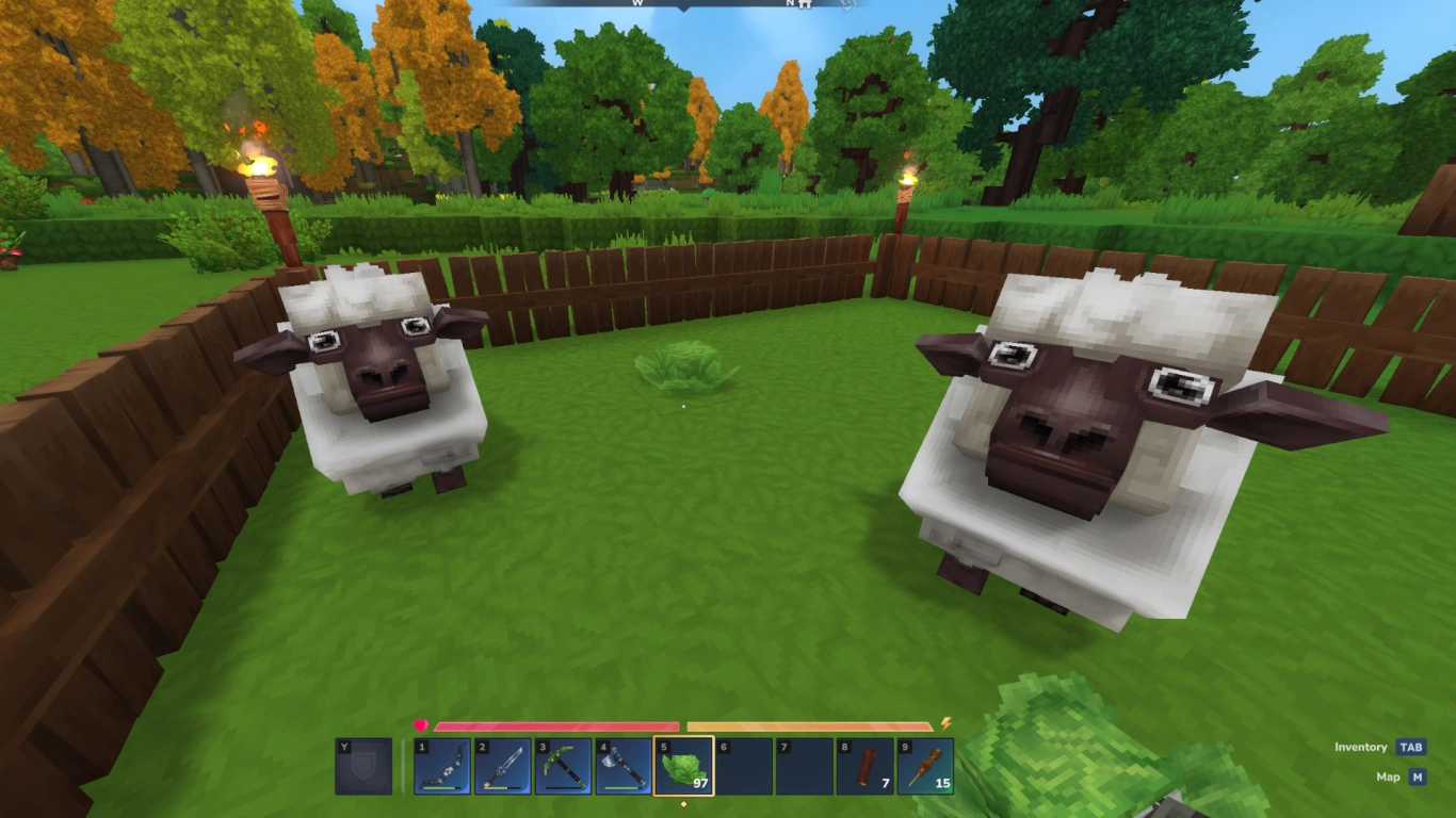 Hytale taming animals and luring them with favorite food
