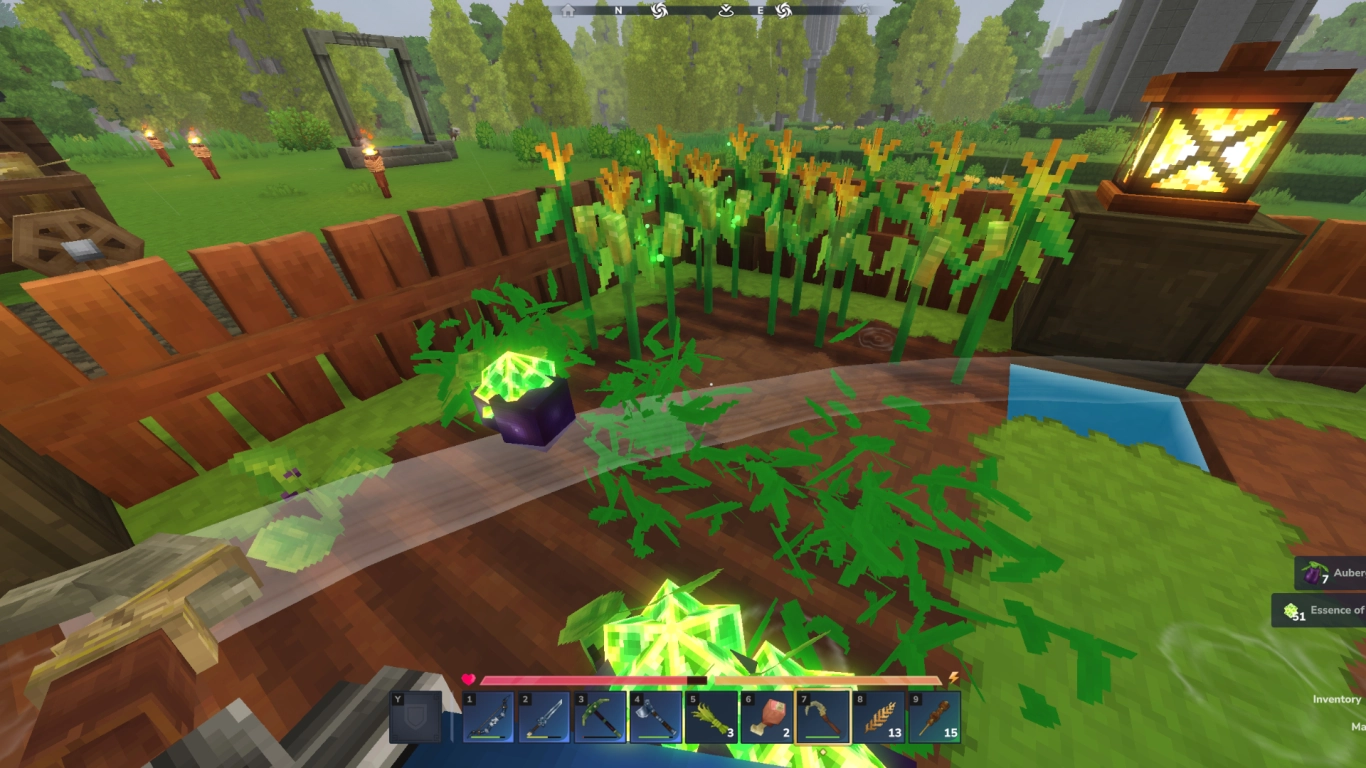 Hytale sickle for quickly harvesting large fields