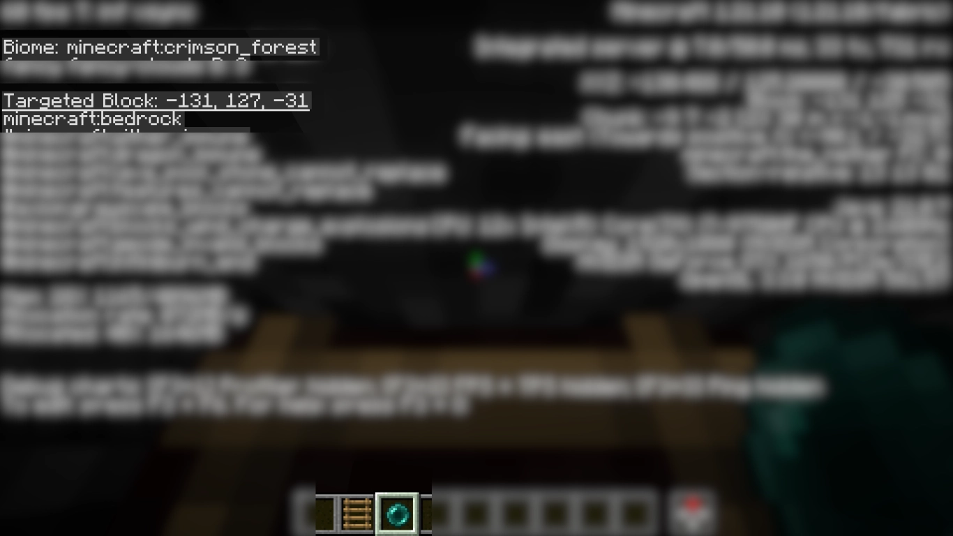 Hoppers, glass wall, and a lava chamber as the killer in an automatic Hoglin farm
