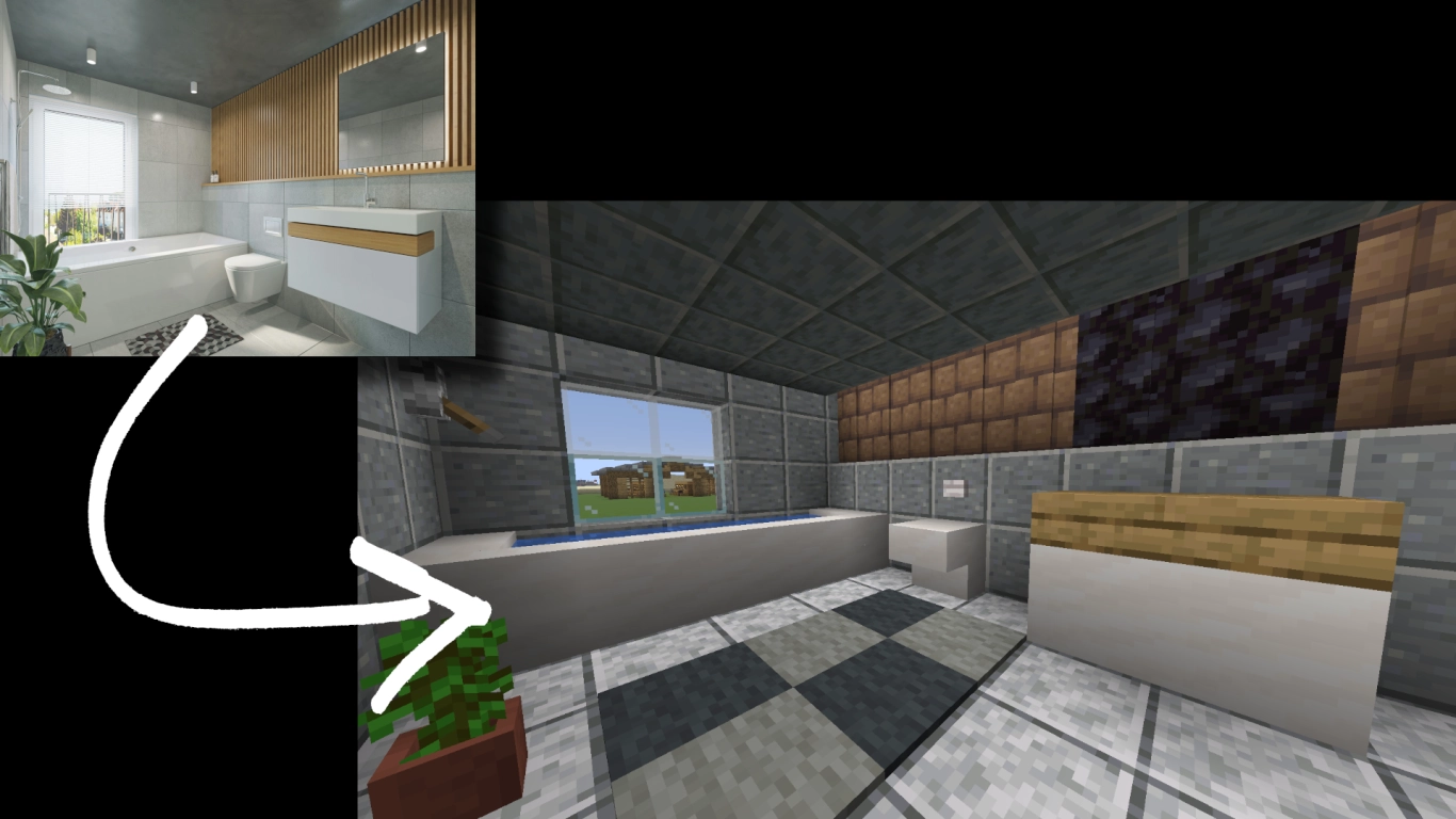 Find inspiration for Minecraft interior design from the real world and other media