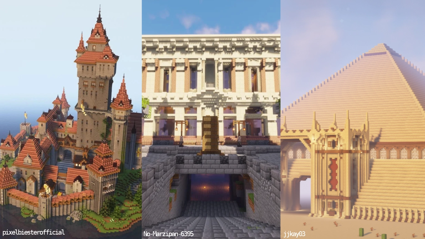 Minecraft build ideas: famous landmarks as mega projects