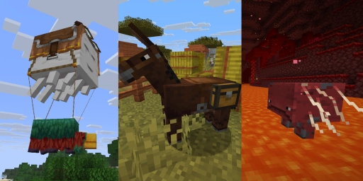 Minecraft mounts: Faster travel with horses, camels & more
