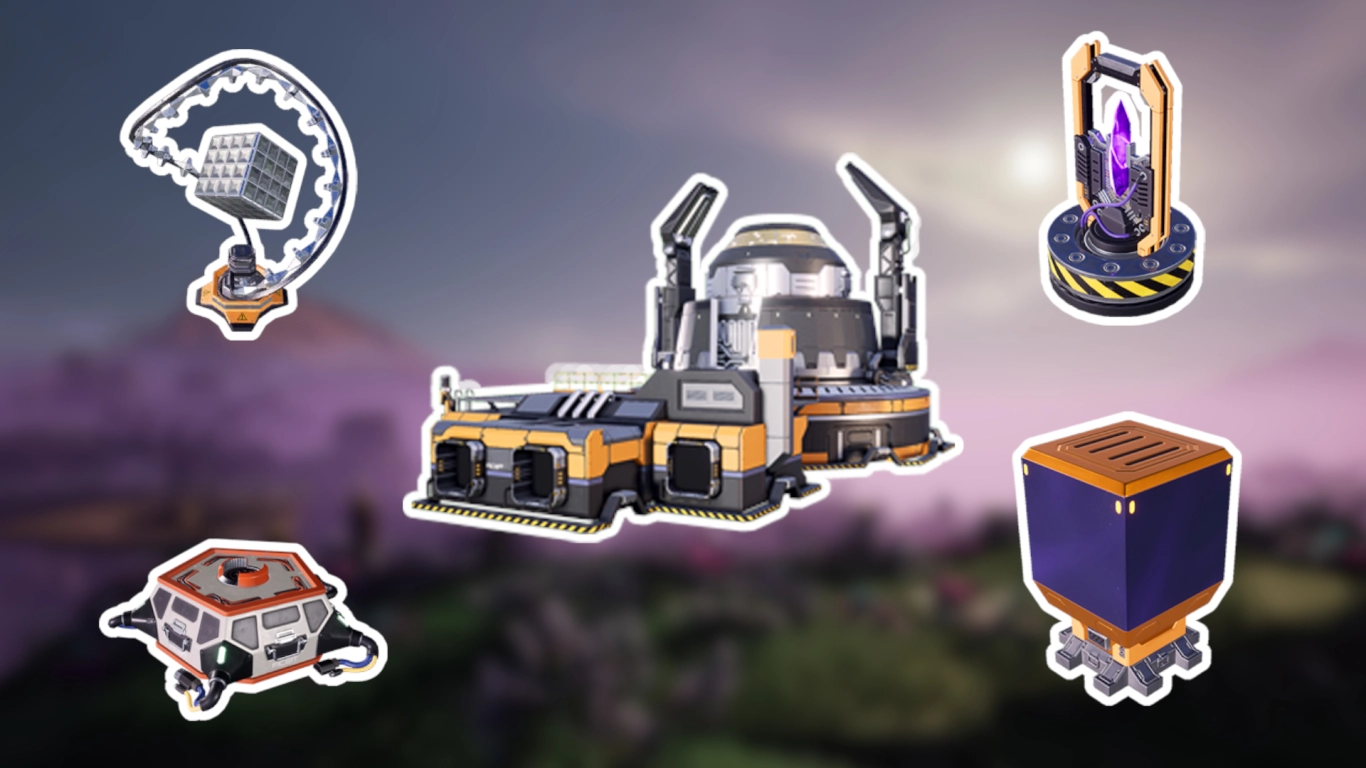 Quantum Encoder in Satisfactory with dark matter and new items
