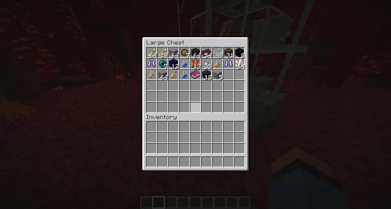 Minecraft trading with Piglins 2