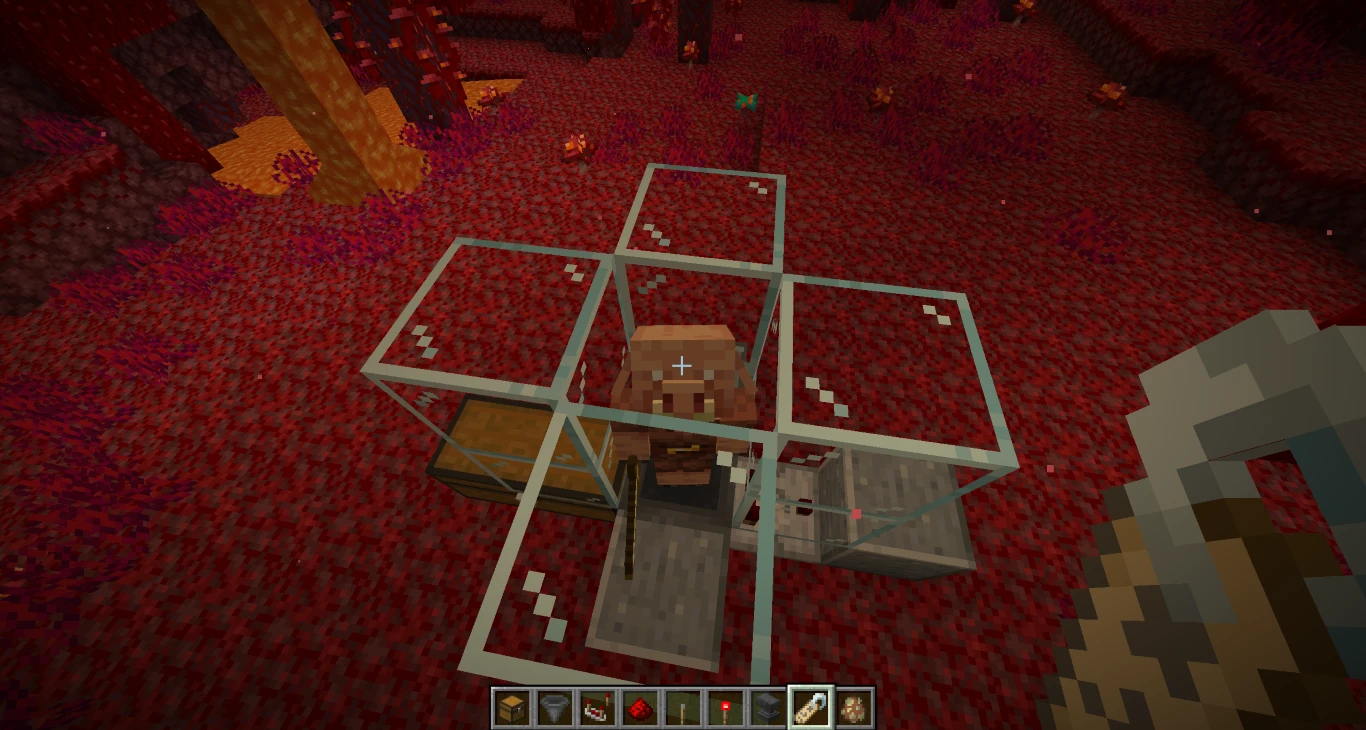 Minecraft trading with Piglins 5