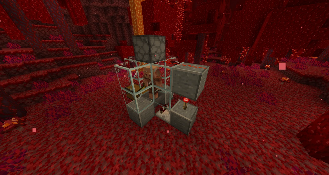Minecraft trading with Piglins 6