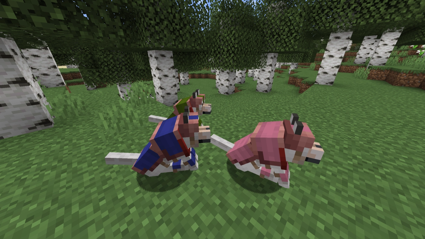 Properties of wolf armor in Minecraft
